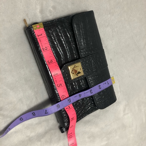 Genuine Leather Jewelry Organizer Wristlet Pouch - Picture 7 of 8